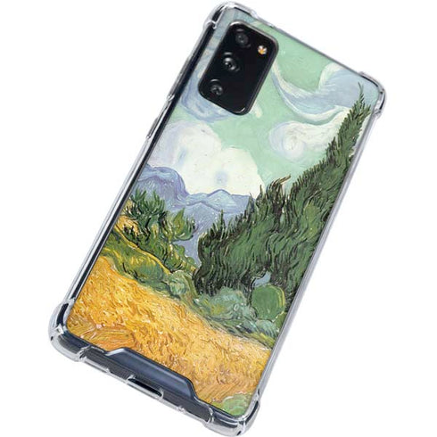Vincent Van Gogh Wheatfield with Cypresses Galaxy S20 FE Clear Case